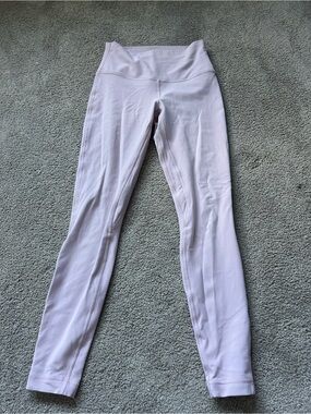 lululemon athletica Pale Pink High-Rise Full-Length Leggings